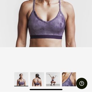 Purple Nobull sports bra, size medium. NWT